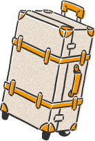 トランクのイラスト
