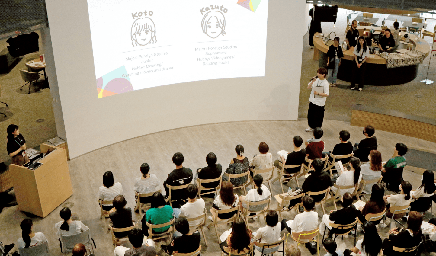 留学説明会学生による留学体験報告