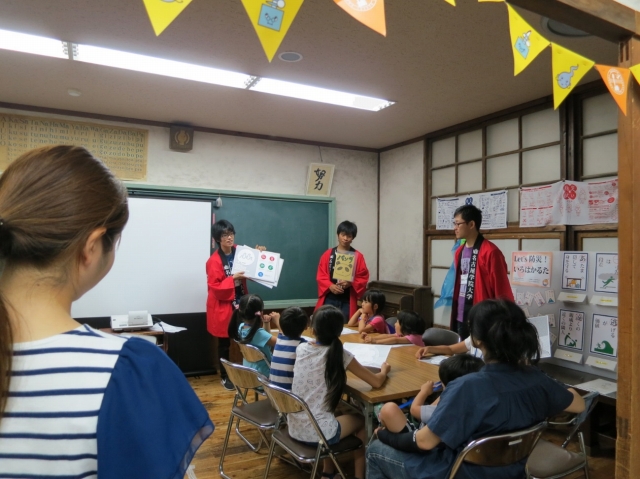 名古屋市港防災センター主催イベントで本学学生がブースを運営