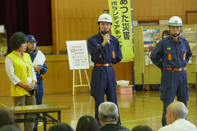 熱田区総合水防訓練に本学の大学生消防団が参加