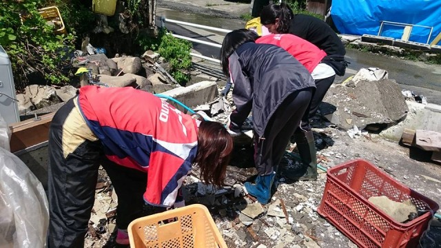 熊本県益城町での活動