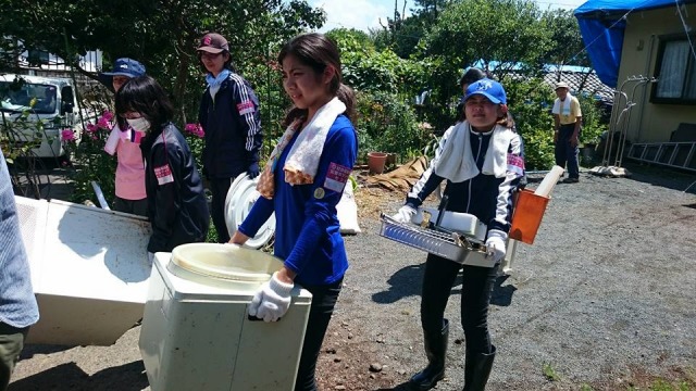 熊本県益城町での活動