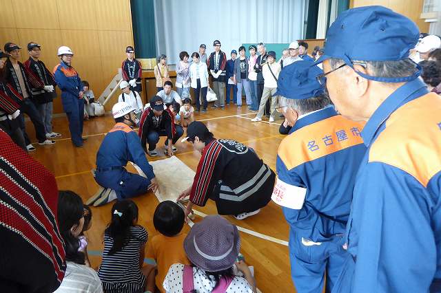 熱田区水防訓練