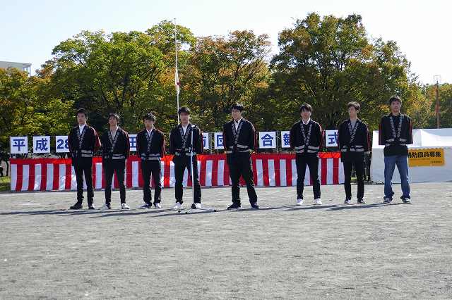 熱田区消防団連合観閲式