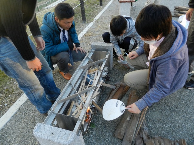 アウトドア防災体験