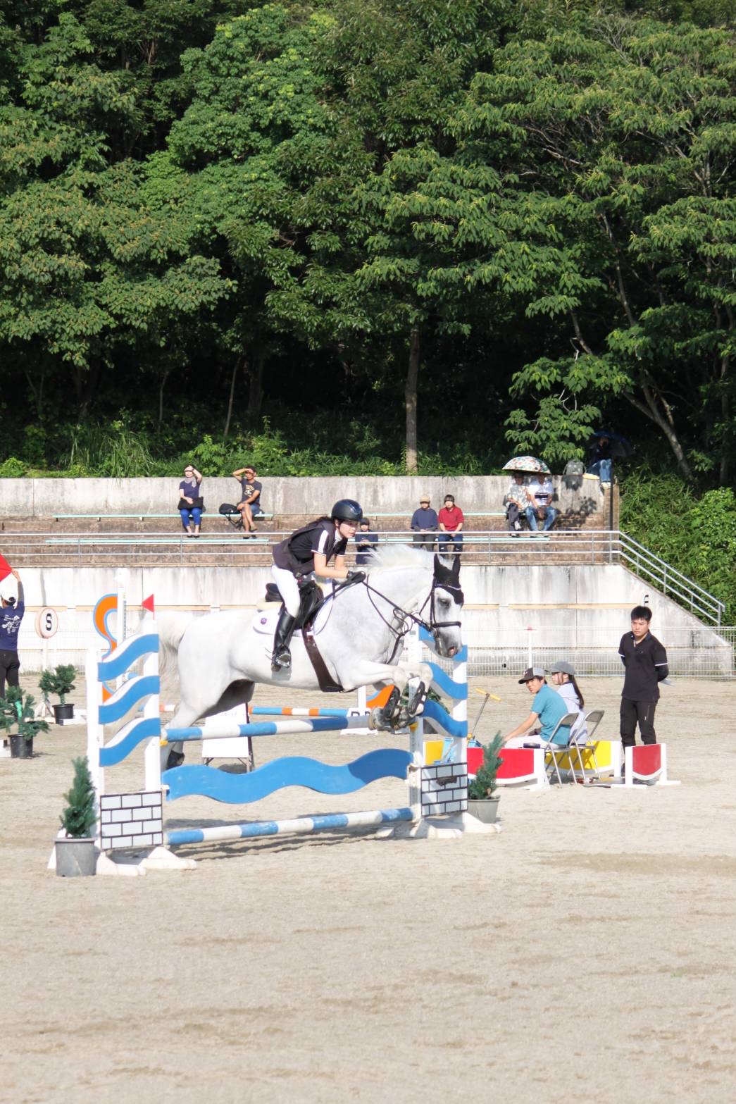 廣田有咲選手とイリアス号