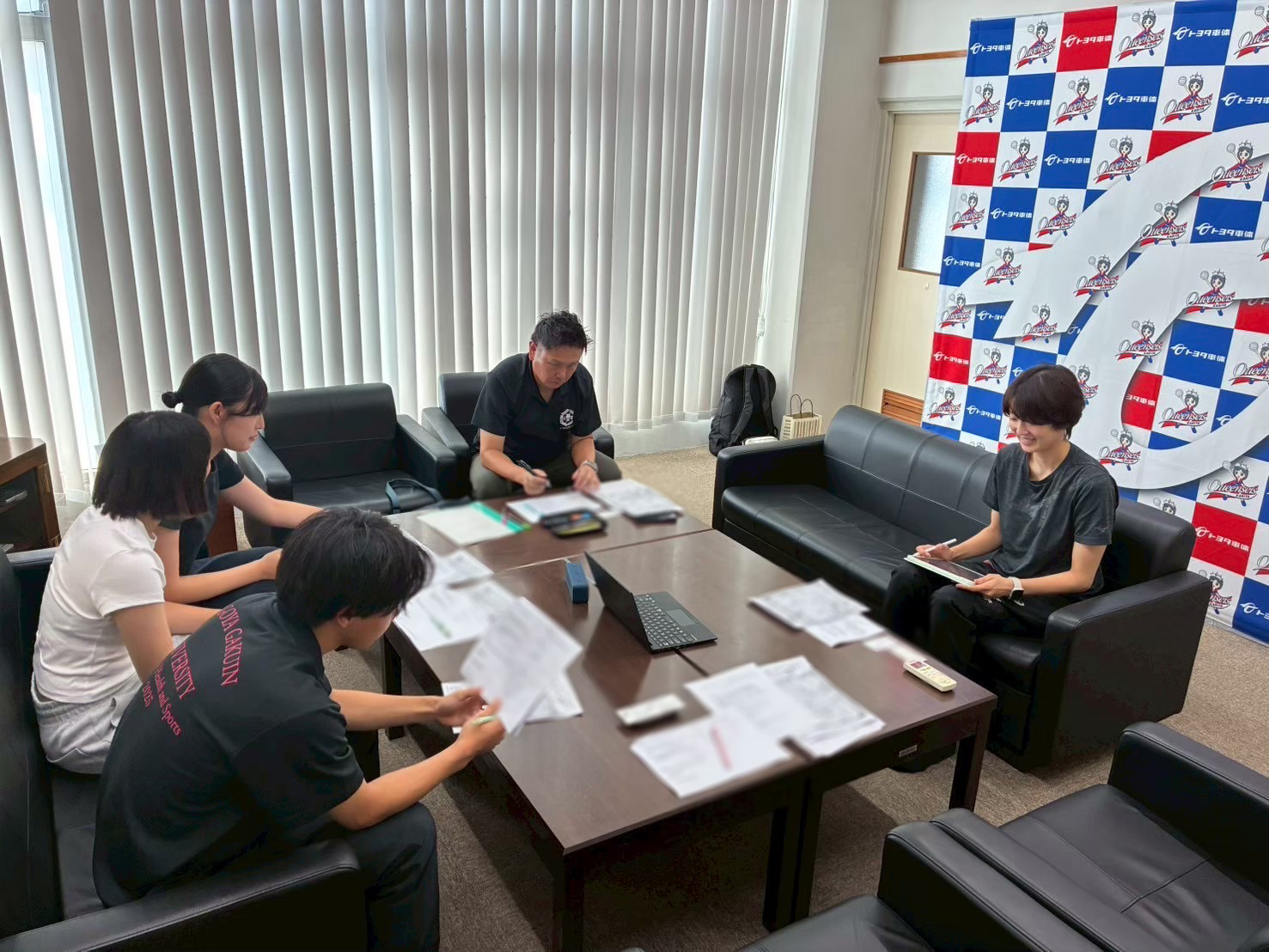 瀬戸市、クインシーズ刈谷との三者打ち合わせ