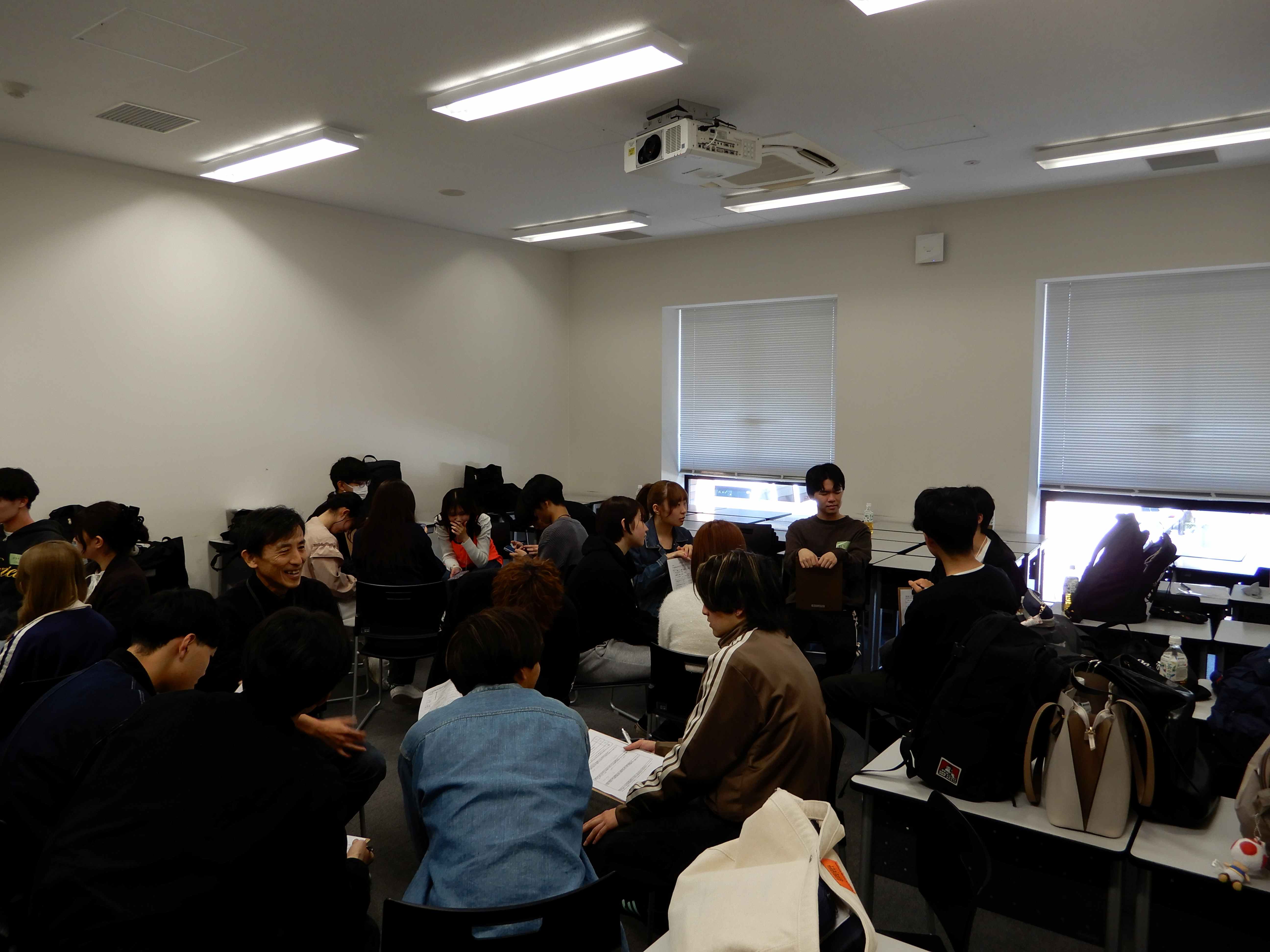 上級生との交流会の様子②