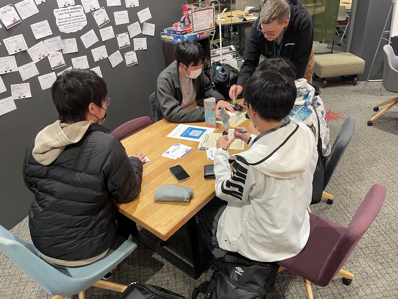 メッセージカードを記載しています。