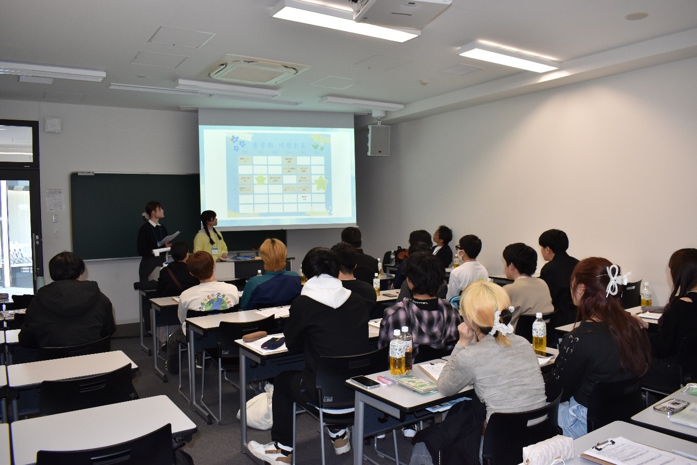 上級生との交流会の様子①