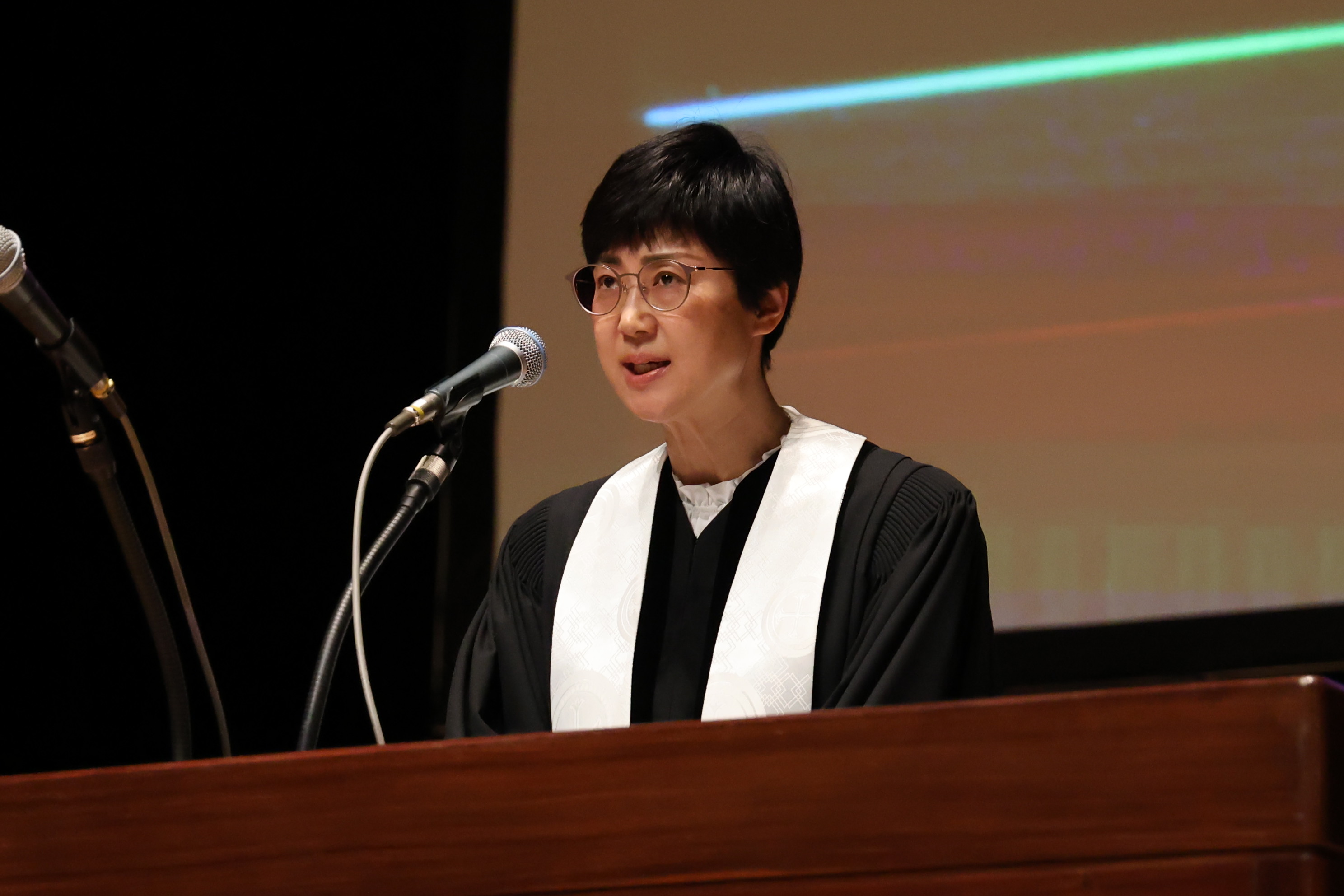 神山宗教部長による祈祷